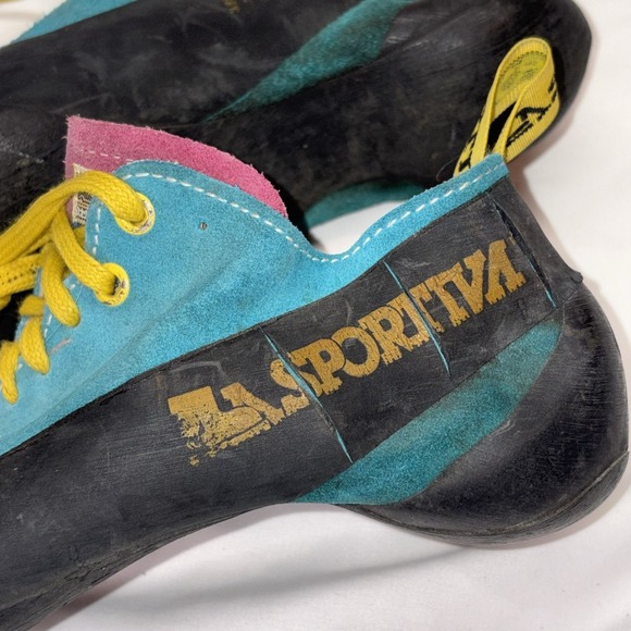 Vintage La Sportiva Rock Climbing Shoes Men's US 7 Women's 9 - Picture 15 of 16